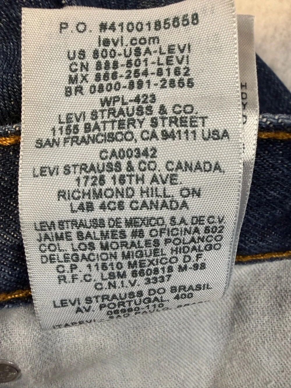 Levi’s 505 Jeans Men’s 36x30 Straight Leg Medium Wash Classic Red Tab